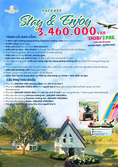 💫 STAY & ENJOY – TRẢI NGHIỆM NGHỈ DƯỠNG THƯỢNG LƯU GIỮA CAO NGUYÊN